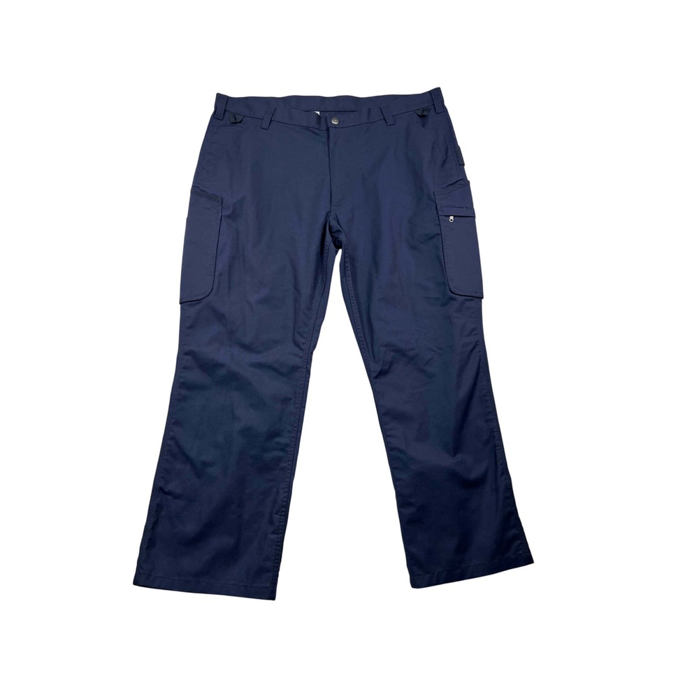 Carhartt Force Tappen Cargo Pants Mens 42x30 Navy Blue Rugged Flex 103904 NVY